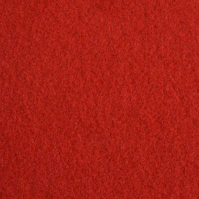 vidaXL Výstavářský koberec hladký 1 x 24 m červený