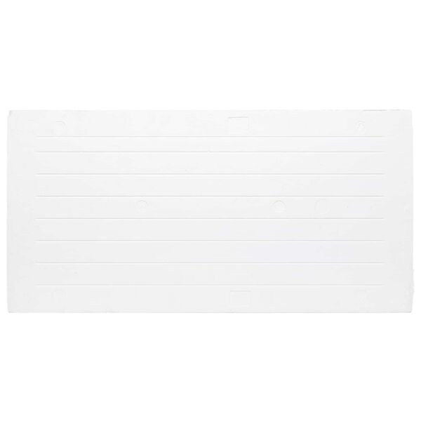 vidaXL N&aacute;stěnn&eacute; panely 10 pcs Červen&aacute; a B&iacute;l&aacute; 100 x 50 cm EPS pěna