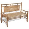 vidaXL Zahradn&iacute; lavice 120 cm bambus