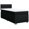 vidaXL Box spring postel s matrac&iacute; čern&aacute; 80 x 200 cm textil
