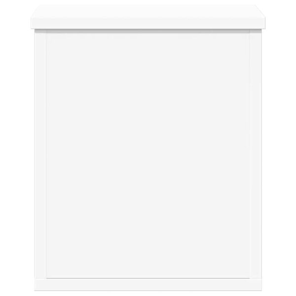 vidaXL Úložný box bílý 30 x 35 x 35 cm kompozitní dřevo