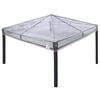 vidaXL N&aacute;hradn&iacute; kryt alt&aacute;nu 300 x 300 x 26 cm Transparentn&iacute; PVC
