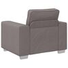 vidaXL Pohovka 3 pcs Taupe 219 x 80 x 82 cm Lněn&aacute; směs