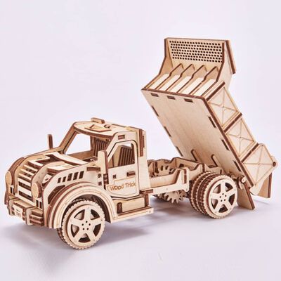 425877 Wood Trick Wooden Scale Model Kit Truck