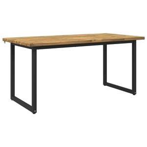 vidaXL Čtvercov&yacute; j&iacute;deln&iacute; stůl 160 x 70 x 75 cm Masivn&iacute; ak&aacute;tov&eacute; dřevo