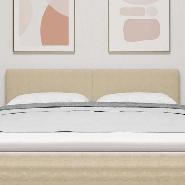 vidaXL LED hlavov&aacute; deska s čelo &Scaron;edozelen&aacute; 160 cm Polyester