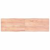 vidaXL Stoln&iacute; deska hněd&aacute; 180x50x(2-6)cm o&scaron;etřen&yacute; dřevo živ&aacute; hrana