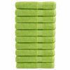 vidaXL Premium ručn&iacute;ky SOLUND 10 jablkově zelen&eacute; 100x200cm 600g/m&sup2;