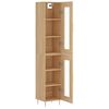 vidaXL Skříň highboard dub sonoma 34,5 x 34 x 180 cm kompozitní dřevo
