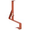 vidaXL Podpora na sn&iacute;h Červen&aacute; 29,5 x 3 x 34,5 cm Ocel