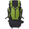vidaXL Outdoorový batoh XXL 75 l černý a zelený