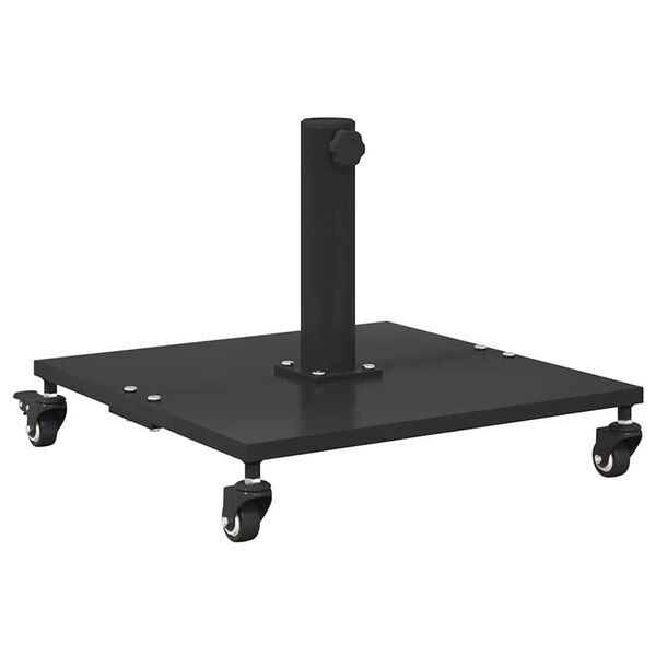 vidaXL Základna pro slunečník Černá 45 x 45 x 31,5 cm