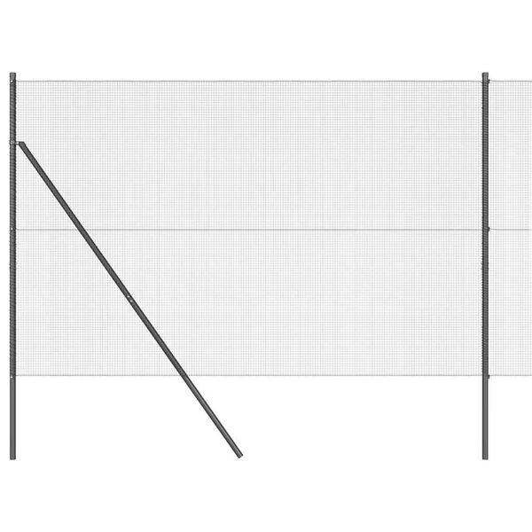 vidaXL Plotov&yacute; sloupek. &Scaron;ed&aacute; 25 x 1,6 m (12 x 12 mm s&iacute;ťovina)