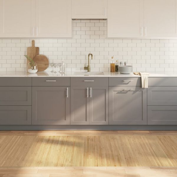 vidaXL Koberec obd&eacute;ln&iacute;kov&yacute; světle př&iacute;rodn&iacute; 100 x 400 cm bambus