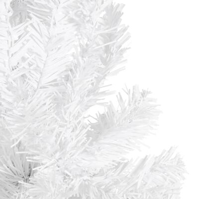 vidaXL Úzký vánoční stromek bílý 210 cm