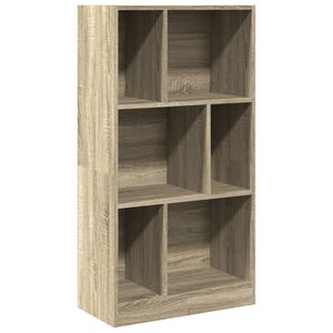 vidaXL Knihovna dub sonoma 57 x 28,5 x 107,5 cm kompozitn&iacute; dřevo