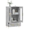 vidaXL Skříň highboard betonově šedá 69,5x31x115 cm kompozitní dřevo