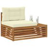 vidaXL Venkovn&iacute; koncov&yacute; pohovka s pol&scaron;t&aacute;řem Př&iacute;rodn&iacute; 115 x 83 x 73 cm
