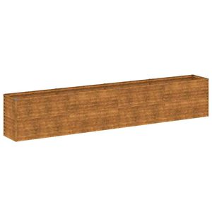 vidaXL Vyv&yacute;&scaron;en&yacute; z&aacute;hon 385 x 50 x 69 cm cortenov&aacute; ocel