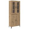 vidaXL Vysok&yacute; bufet Artisanov&yacute; dub 69,5 x 34 x 180 cm Kompozitn&iacute; dřevo
