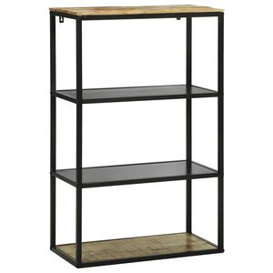 vidaXL knihovna 70 x 35 x 110 cm Masivn&iacute; magnovn&iacute;kov&eacute; dřevo