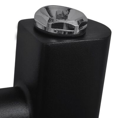 Černý žebříkový radiátor obloukový ústřední topení 480 x 480 mm