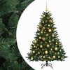 vidaXL Uměl&yacute; v&aacute;nočn&iacute; stromek s v&aacute;nočn&iacute;mi koulemi 120 cm 150 LED