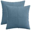 vidaXL Povlak na pol&scaron;t&aacute;ř 2 pcs ALMELO Modr&aacute; 45 x 45 cm man&scaron;estr