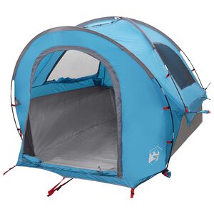 vidaXL Auto stan se střechou Modr&aacute; 200 x 170 x 170 cm Polyester a ocel