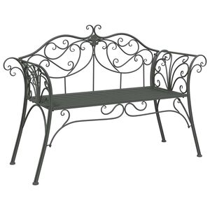 vidaXL Zahradn&iacute; lavice 2-Počet m&iacute;st 130 x 47 x 90 cm Ocel