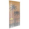 vidaXL Z&aacute;věs proti hmyzu s potiskem palmov&eacute;ho stromu bambus 100x220cm