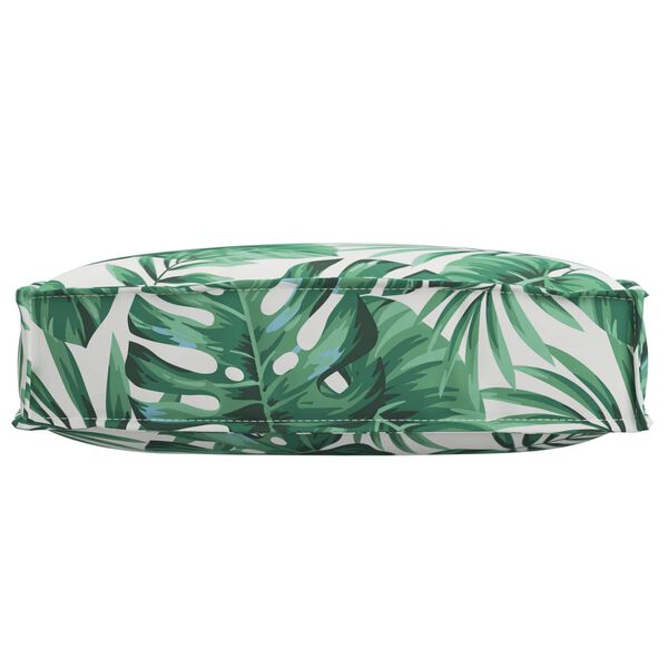 vidaXL Pol&scaron;t&aacute;ř List Vzor listů 60 x 60 x 12 cm Oxford l&aacute;tka