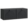 vidaXL N&aacute;stěnn&aacute; TV skř&iacute;ň Čern&aacute; 78,5 x 31 x 30 cm Kompozitn&iacute; dřevo