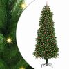 vidaXL V&aacute;nočn&iacute; stromeček s 300 LED diodami s stojanem Zelen&aacute; 240 cm PE