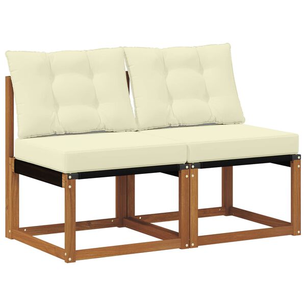 vidaXL 2 Kus Zahradn&iacute; prostředn&iacute; pohovka