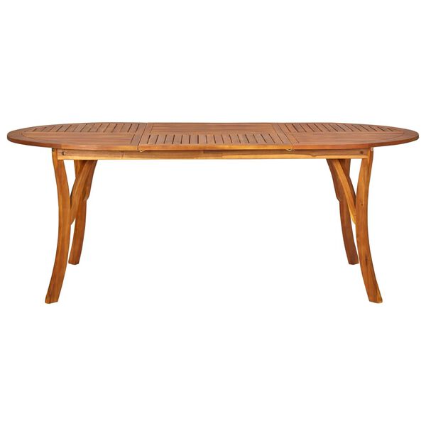 vidaXL 7dílný zahradní jídelní set černý