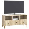 vidaXL Televizn&iacute; skř&iacute;ň Sonoma dub 102 x 34,5 x 50 cm Dřevěn&yacute; materi&aacute;l