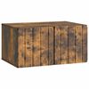 vidaXL N&aacute;stěnn&aacute; TV skř&iacute;ň 59,5 x 41 x 30 cm Kouřov&yacute; dub
