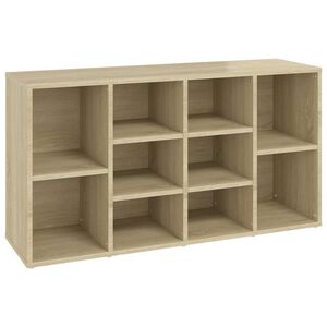 vidaXL Lavice s botn&iacute;kem dub sonoma 103x30x55 cm kompozitn&iacute; dřevo