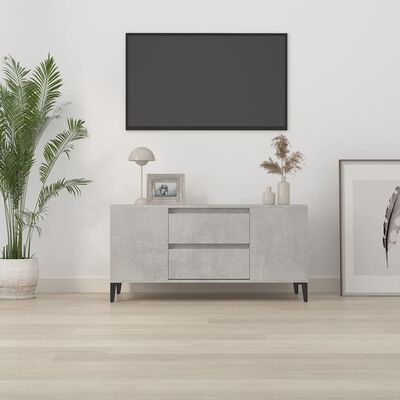vidaXL TV skříňka betonově šedá 102x44,5x50 cm kompozitní dřevo