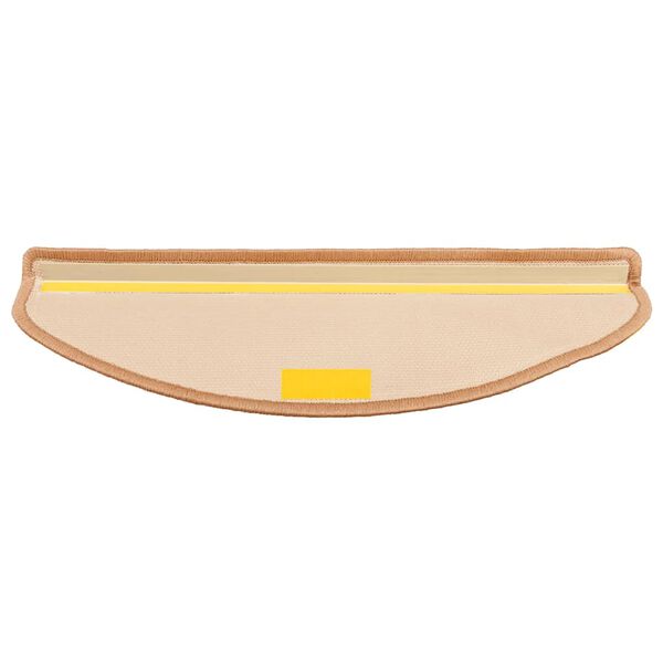 vidaXL N&aacute;&scaron;lapy na schody samolepic&iacute; 5 ks 65x21x4 cm b&eacute;žov&eacute;