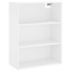 vidaXL Skř&iacute;ň highboard b&iacute;l&aacute; 69,5 x 34 x 180 cm kompozitn&iacute; dřevo