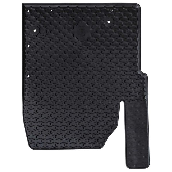 vidaXL Autokoberec 3 pcs Čern&yacute; vhodn&eacute; pro TRANSIT CUSTOM 2023- Guma