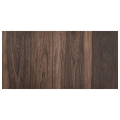 vidaXL Samolepicí podlahové desky 20 ks PVC 1,86 m² tmavě hnědé