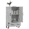 vidaXL Skř&iacute;ň highboard betonově &scaron;ed&aacute; 69,5x31x115 cm kompozitn&iacute; dřevo