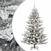vidaXL Uměl&yacute; v&aacute;nočn&iacute; stromek s v&aacute;nočn&iacute;mi koulemi 150 cm 150 LED