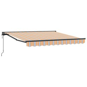 vidaXL R&aacute;m mark&yacute;zy Modr&aacute; a Oranžov&aacute; 300 x 250 cm