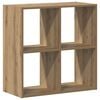 vidaXL Knihovna dub artisan 68,5 x 32 x 68,5 cm kompozitn&iacute; dřevo