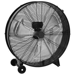 vidaXL Průmyslov&yacute; bubnov&yacute; ventil&aacute;tor 77 cm 187,7 W čern&yacute;