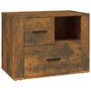 vidaXL Nočn&iacute; stolek kouřov&yacute; dub 60x36x45 cm kompozitn&iacute; dřevo
